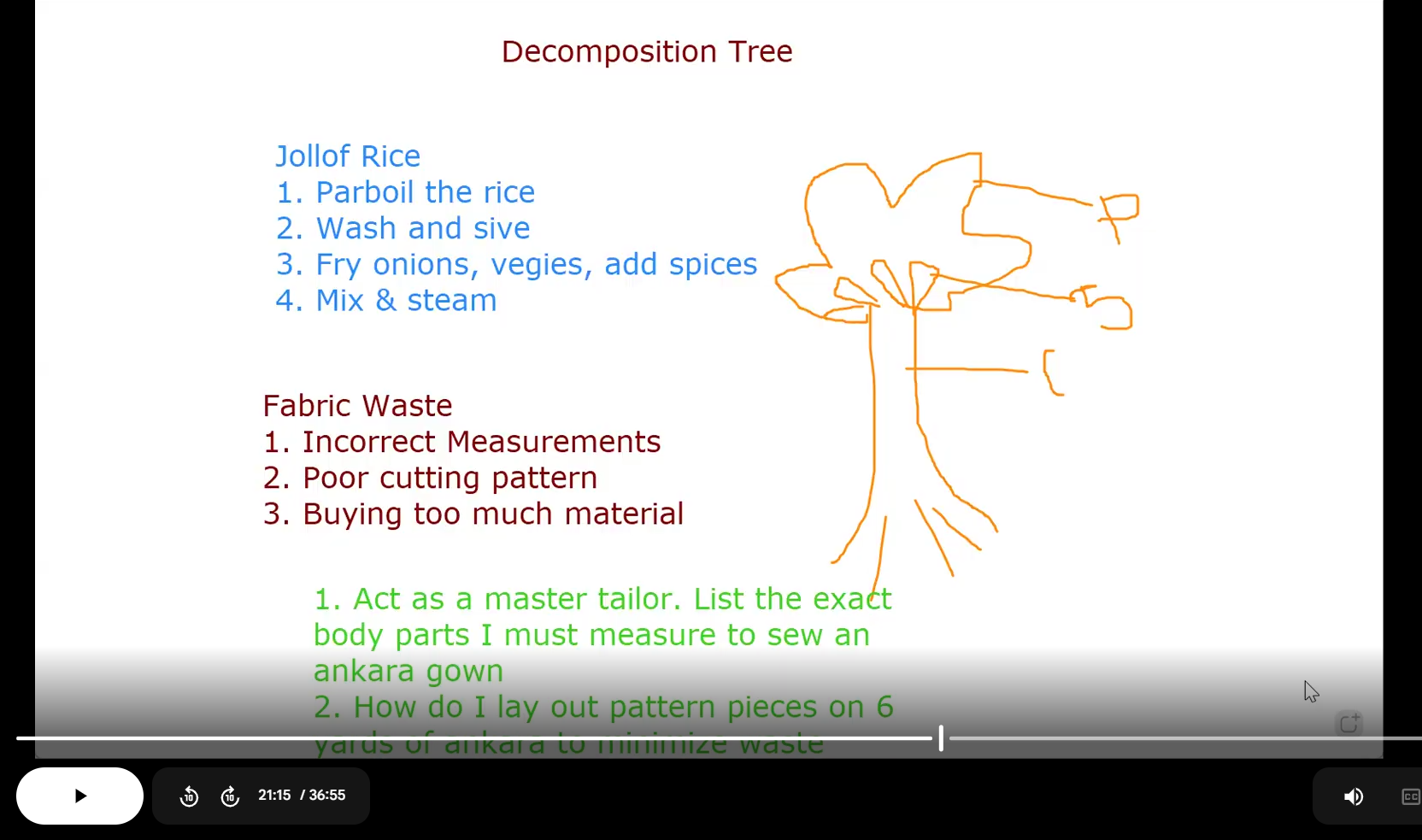 Decomposition Tree Curriculum
